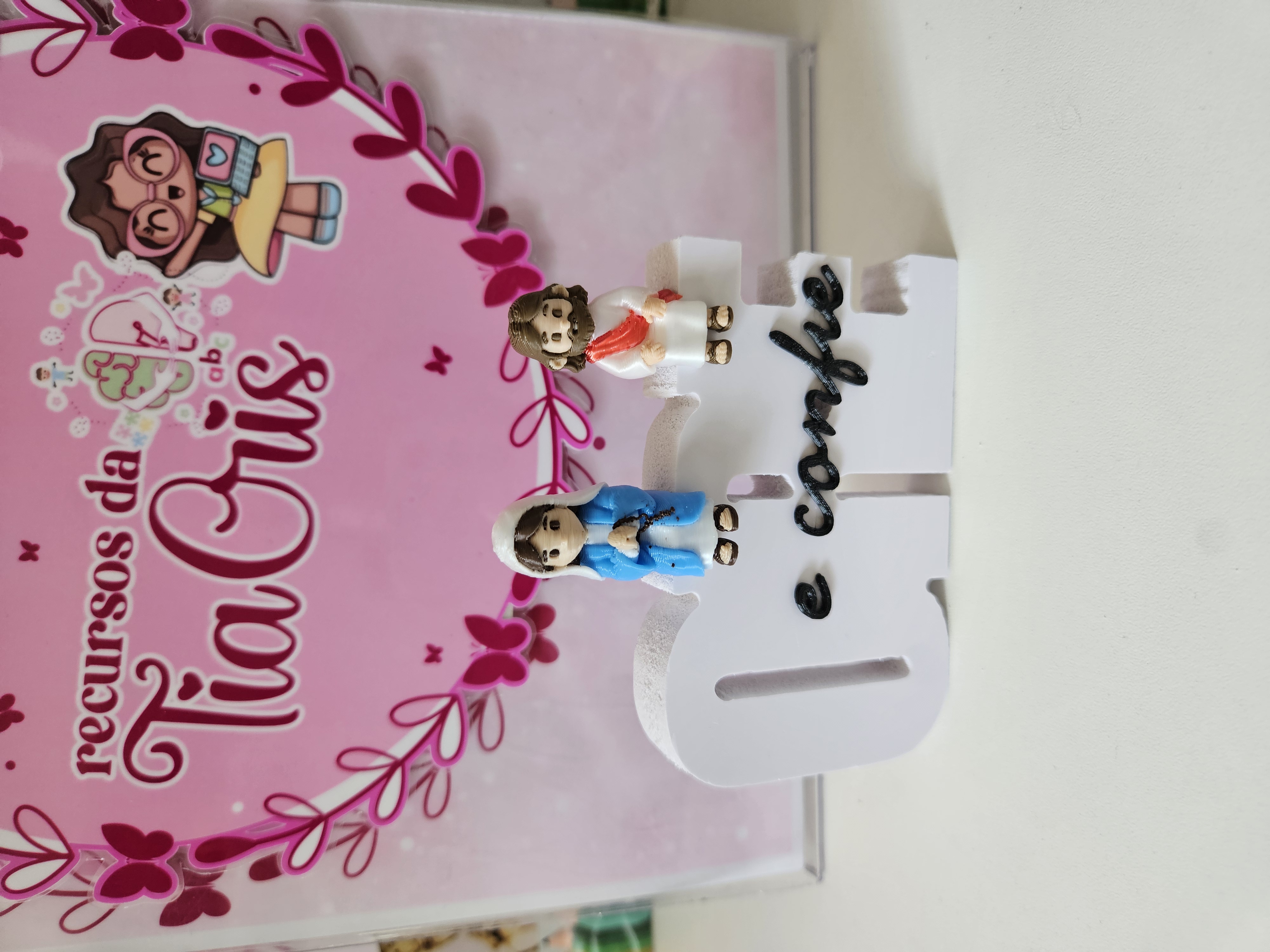 Placa ORE E CONFIE+mine Maria e mine Jesus, foto 1